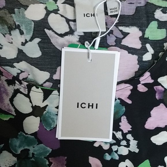 Ichi Ihcrazto Multi Flower Top Shirt Blouse S 36 - Picture 4 of 14